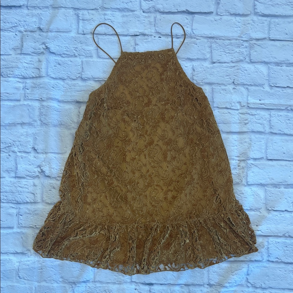 FREE PEOPLE Halter MINI dress